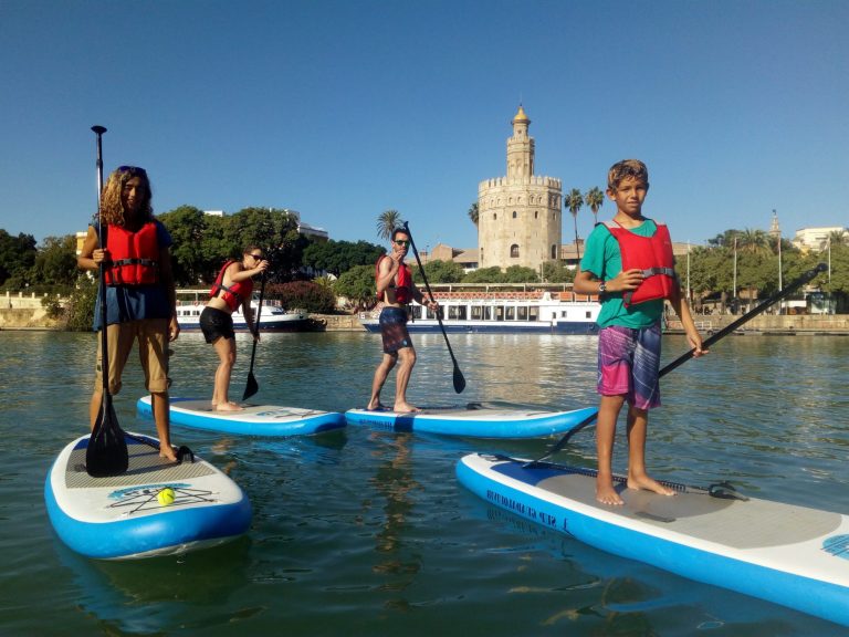 Paddle surf en el Guadalquivir